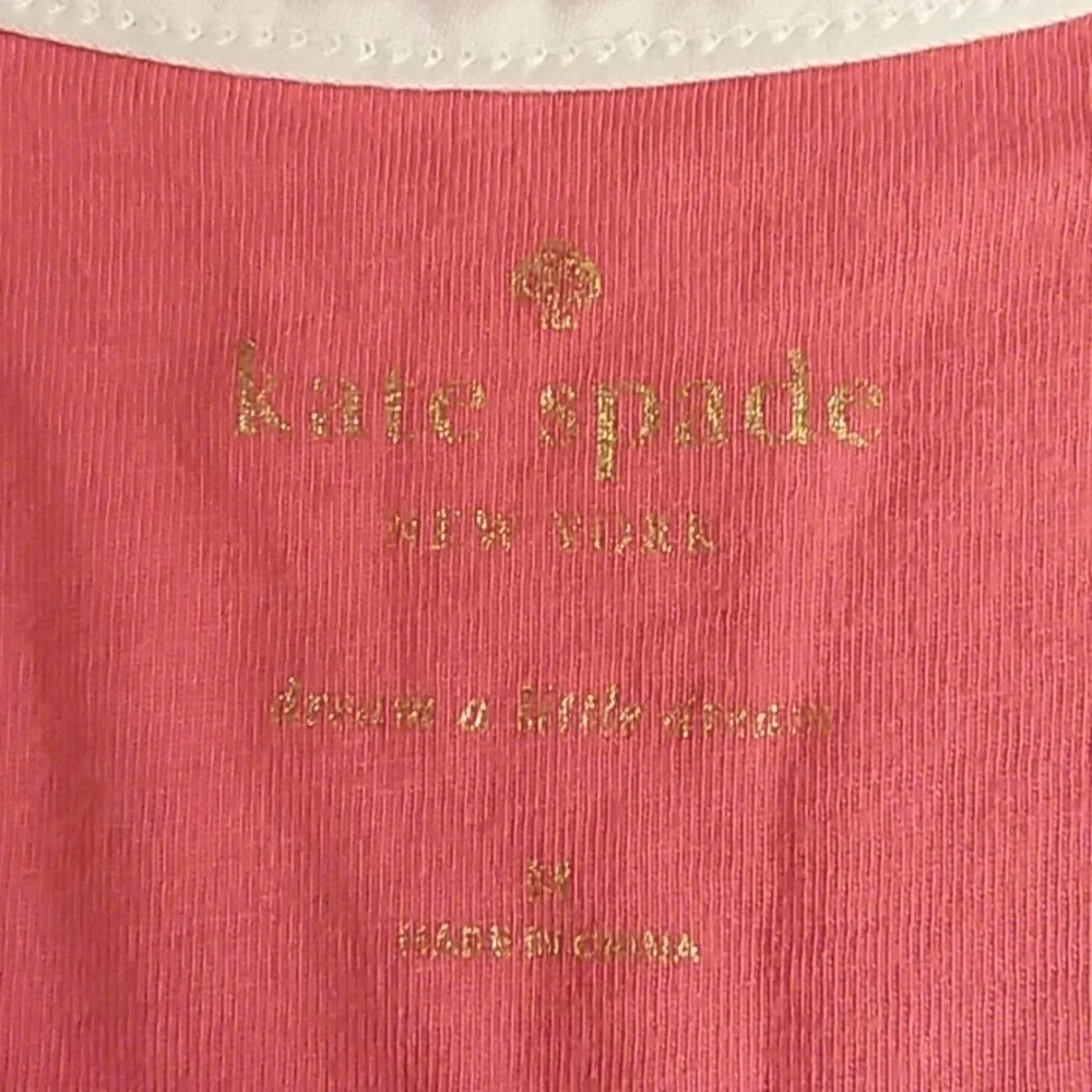 Kate Spade Front Bow Pajama Tank Top - Picture 4 of 6